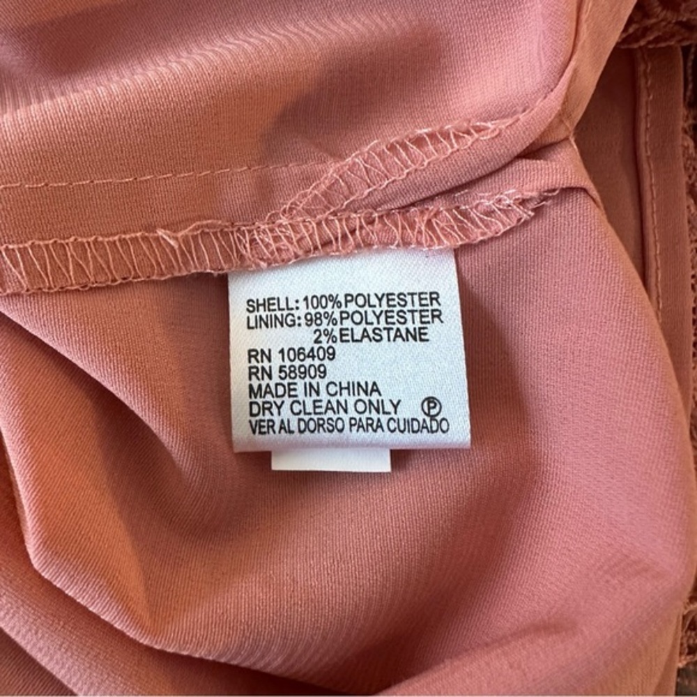 Antonio Melani BEAUTIFUL pale pink drop waist lace dress. Lines. Size 2. - Picture 9 of 9